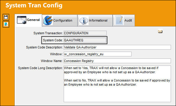 QAAUTHREQ_Configuration