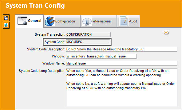 MSGMDEC_Configuration