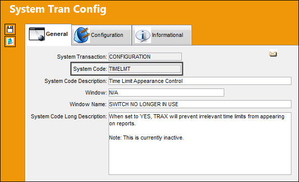 TIMELMT_Configuration