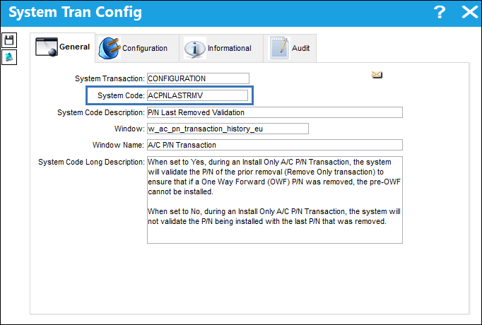 ACPNLASTRMV_Configuration