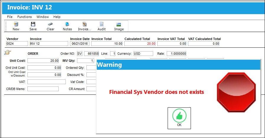 Invoice Release