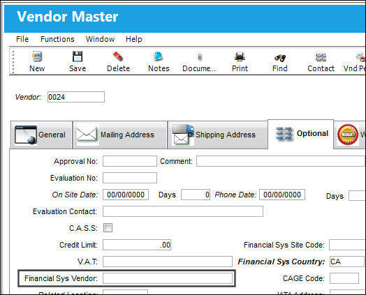 FINSYSVENDORWARN_VendorMaster