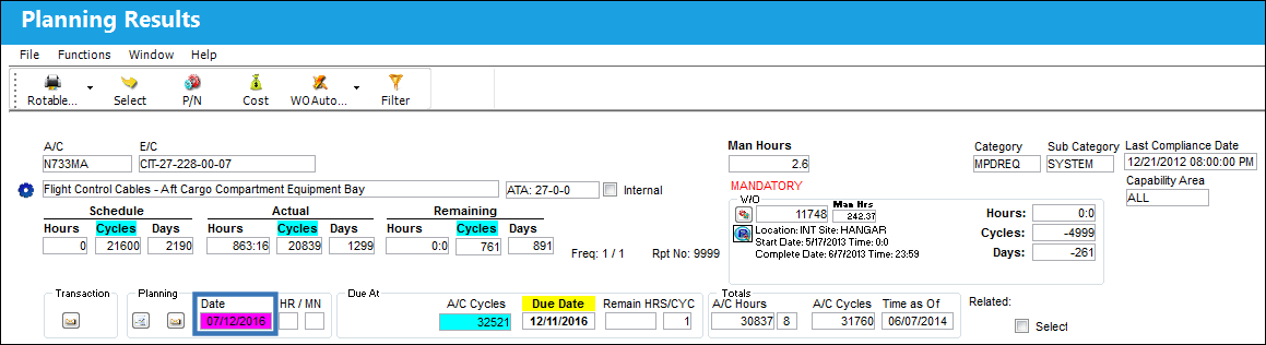 Planning Transaction Condition 2