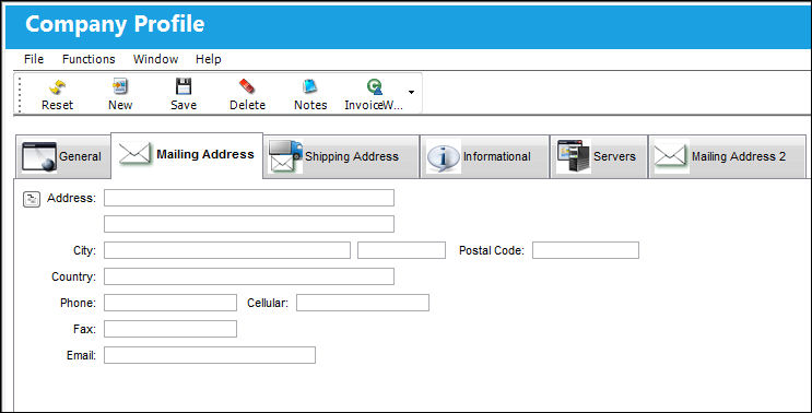 12_CompanyProfile, Mailing Address