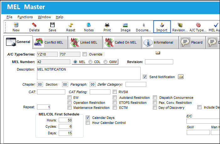 12_MELMaster_ImportSelected
