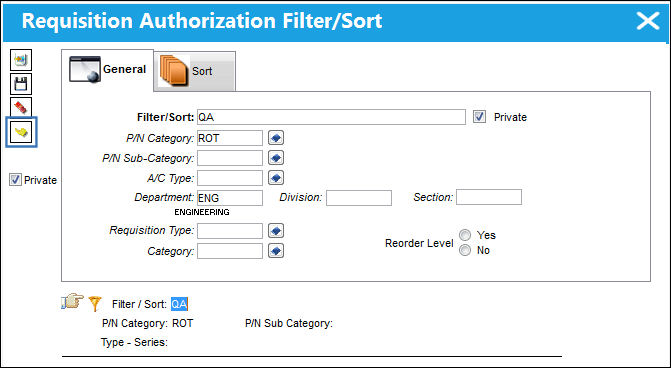 12_RequisitionAuthorizationFilter(Select)