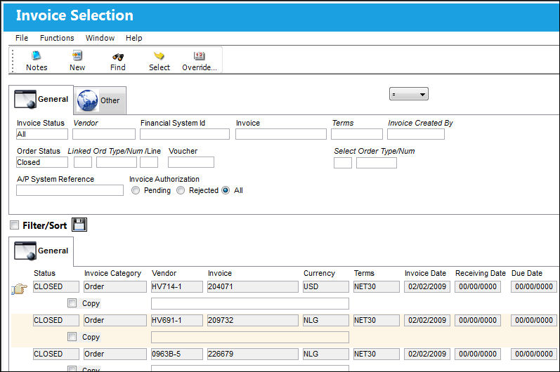 12_InvoiceSElection_General
