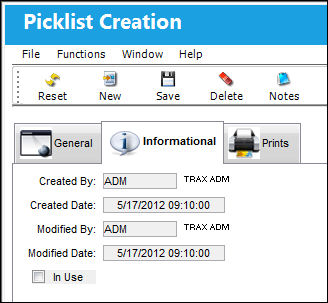 12_PicklistCreation_Information