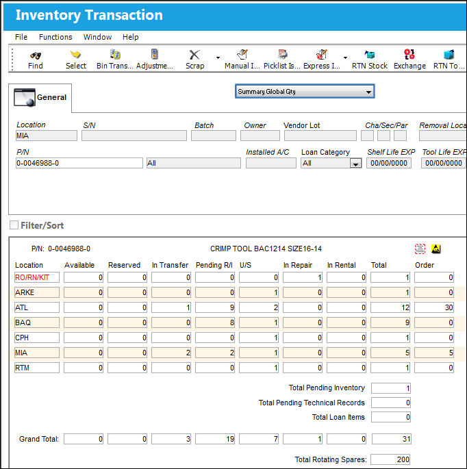 12_InventoryTransaction(SummaryGlobalQTY)