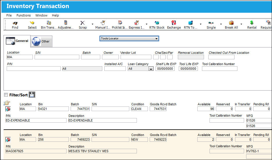 12_InventoryTransaction(ToolsLocator)