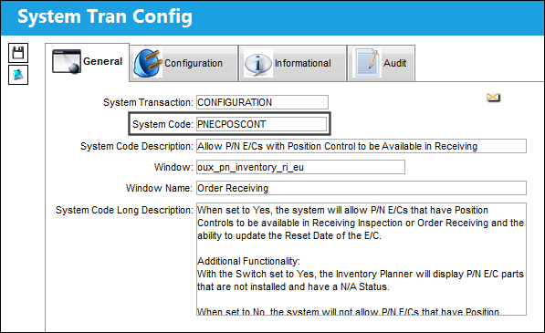 PNECPOSCONT_Configuration