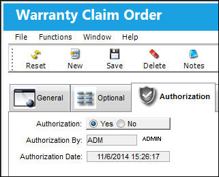 12_WarrantyClaimOrder_Authorization