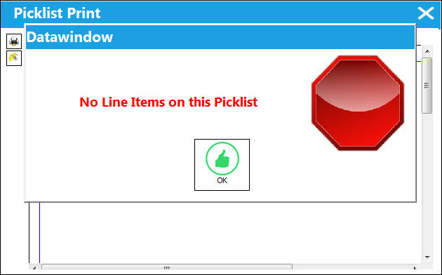 12_DataWindow_NoLineItemsOnthisPicklist