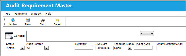 12_AuditRequirementMaster
