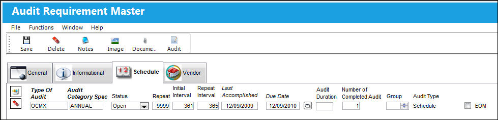 12_AuditRequirementMaster_Schedule
