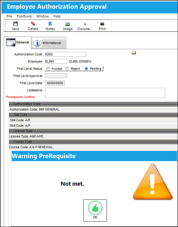 12_EmployeeAuthorizationApproval(Warning)