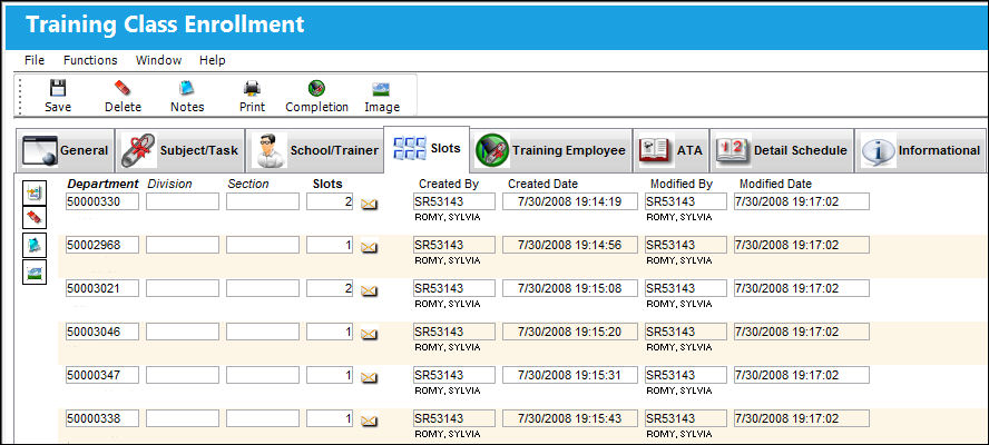 12_TrainingClassEnrollmentDetail_Slots