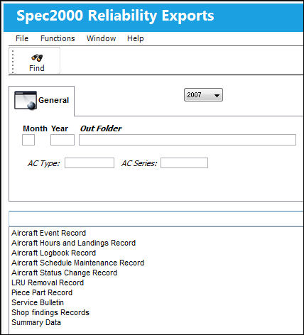 12_Spec2000ReliabilityExport_General