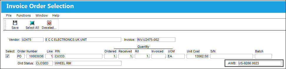 Customs Fees Financial Tracking (3)