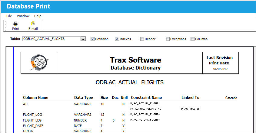 Database Table Definition Print (1)