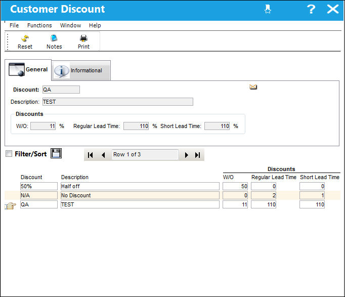 Customer Discount Query1 12.5