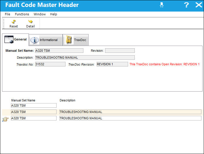 Fault Code Master Query1 12.5