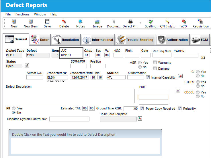 125 - Defect Report Detail, Resolution Tab (1)