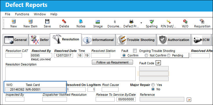 125 - Defect Report Detail, Resolution Tab (4)