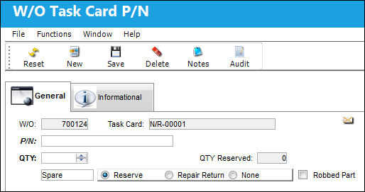 125 PN Button, via Shop WO (NR) Task Card Item (1)
