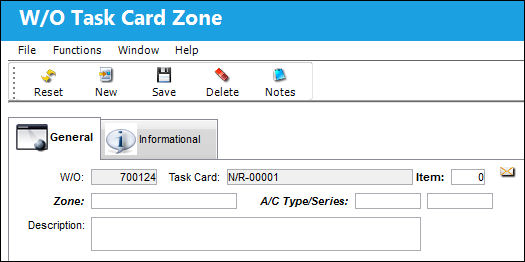 125 Zone Button, via Shop WO (NR) Task Card Item (1)
