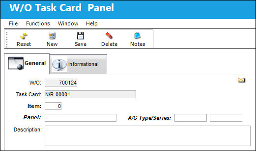 125 Panel Button, via Shop WO (NR) Task Card Item (1)