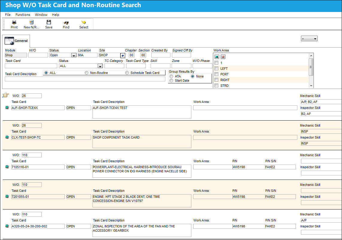 125 Shop WO Task Card and Non-Routine Search (3)