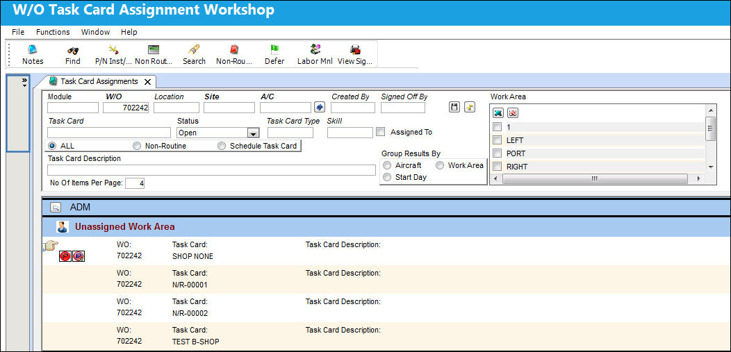 125 Shop WO Task Card Assignment Workshop, Sign On Sign Off Tab (3)