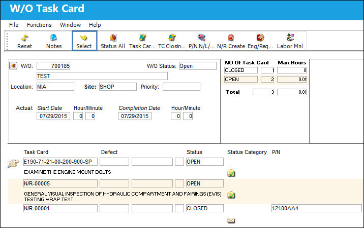 125 Shop WO Task Card (Work) Detail (1)