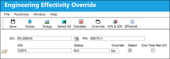 eMRO Override Button, via Engineering Control PN (1)