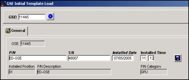 GSE_Initial Template Load