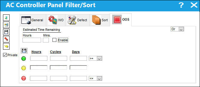 AC Controller Pannel Filter Sort