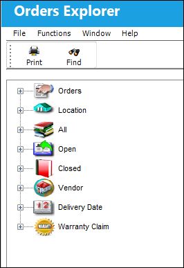 Orders Explorer