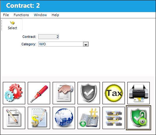 Customer Invoice Contract Re-Post, via Customer Contract Header, General Tab (vs 15_4.5)