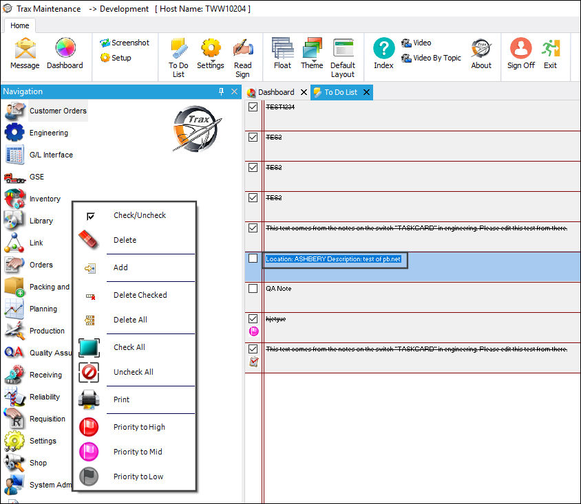 15 To Do List Button, via Action Tab (2)