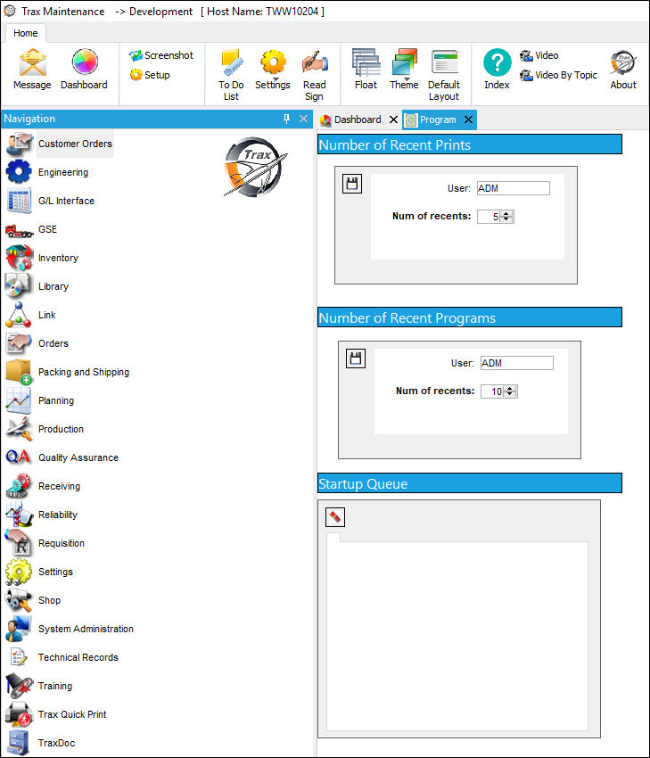 15 Program Settings, via Settings (1)