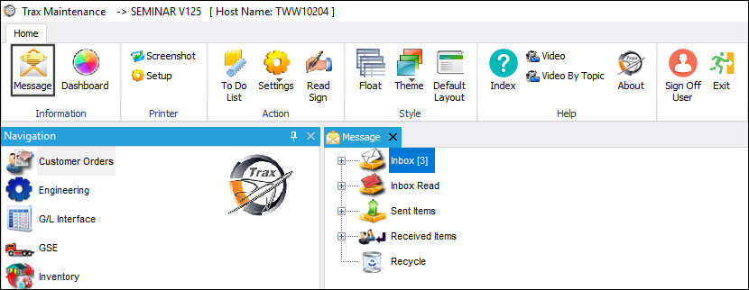15 Message Button, via Information Tab (1)
