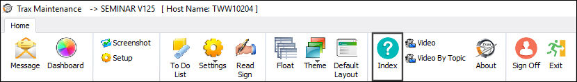 15 Index Button, via Help Tab (1)