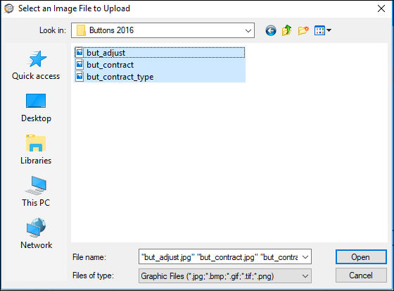 15 Image Button, via Standard Buttons (4)