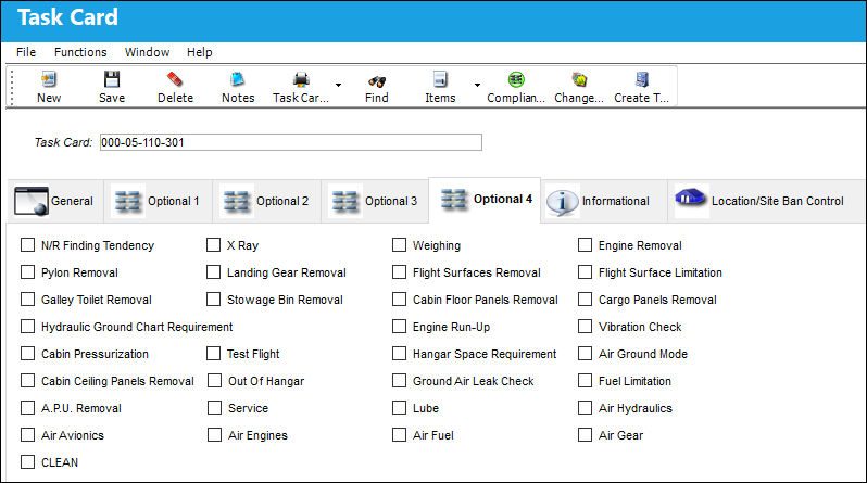 Task Card Optional 4 tab