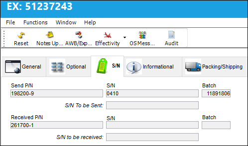 P/N Pool One-Way Forward EX SN