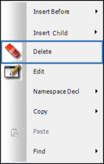 Trax XML tree Delete-1