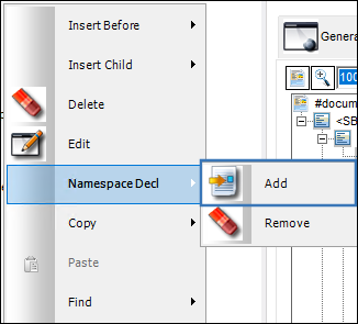 Trax XML tree Namespace-3