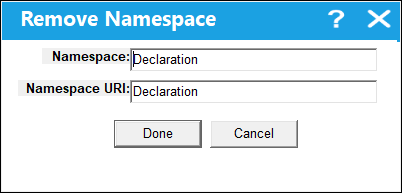 Trax XML tree Namespace-9