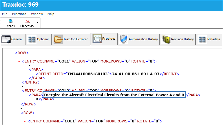 TraxDoc Master, Text Search Tab (8)